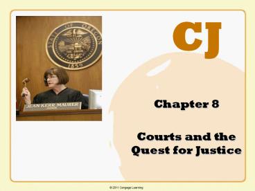 Courts and the Quest for Justice