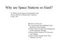 Why are Space Stations so Hard? PowerPoint PPT Presentation