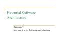 Essential Software Architecture PowerPoint PPT Presentation