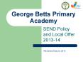 George Betts Primary Academy PowerPoint PPT Presentation