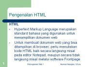 Pengenalan HTML