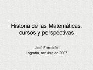 Historia de las Matem
