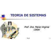 TEORIA DE SISTEMAS
