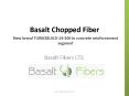 Basalt Chopped Fiber PowerPoint PPT Presentation