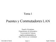Tema 1 Puentes y Conmutadores LAN