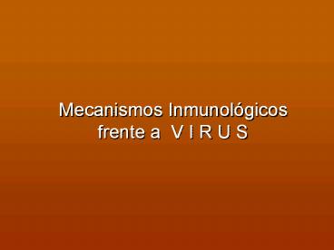 Mecanismos Inmunol