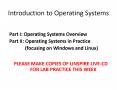 Introduction to Operating Systems PowerPoint PPT Presentation