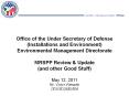 Office of the Under Secretary of Defense (Installations and Environment) Environmental Management Directorate MRSPP Review PowerPoint PPT Presentation