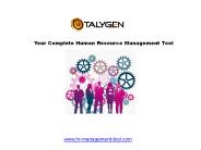Talygen - HR Management Software Online