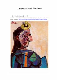 Mujer Retratos de Picasso -- Artisoo