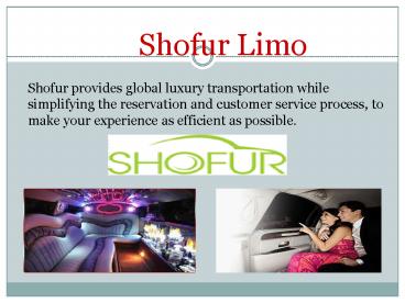 Shofur Limo-Atlanta Limo