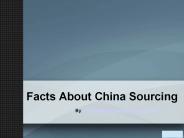 Facts about China Sourcing