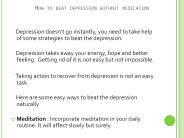 How To Beat Severe Depression