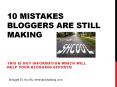 Top 10 Mistakes Need To Avoid For Success PowerPoint PPT Presentation