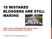 Top 10 Mistakes Need To Avoid For Success