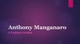 Anthony Manganaro / A Fashion Genius PowerPoint PPT Presentation
