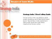 Beware of MLM Scams