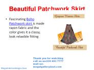 Long Patchwork Skirt