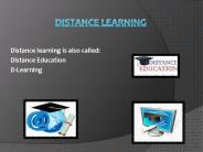 Distance Learning