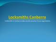 Locksmiths Canberra PowerPoint PPT Presentation