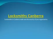 Locksmiths Canberra