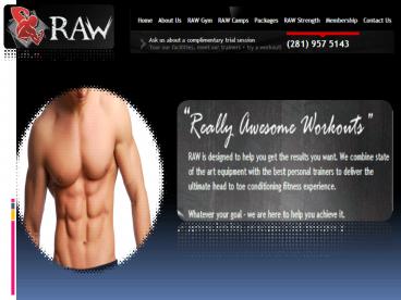 Certified Personal Training