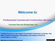 Professional Commercial Construction Services