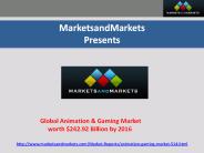 Animation & Gaming Market