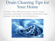 Drain Cleaning Tips for Your Home