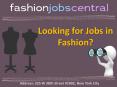 Fashion Jobs New York City PowerPoint PPT Presentation