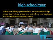 high school tour