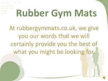 rubber gym flooring