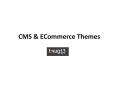 E-commerce Themes PowerPoint PPT Presentation