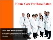 Home Care For Boca Raton