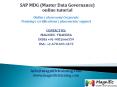 SAP MDG (Master Data Governance) online tutorial PowerPoint PPT Presentation