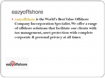 offshore company setup services