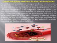Understanding Easy methods to decrease your Fat reduction