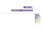 MODEL KESEIMBANGAN