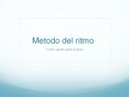 Metodo del ritmo
