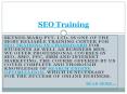 SEO Training Institute PowerPoint PPT Presentation