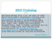 SEO Training Institute