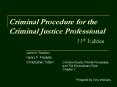 Criminal Procedure for the Criminal Justice Professional         11th Edition PowerPoint PPT Presentation