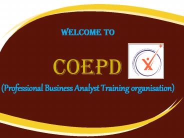 Business Analyst Training in Pune