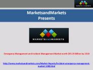 Incident Management Market Forecast 2013-2018