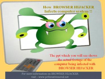 How to fix Browser Hijacker?