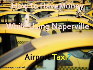 Naperville Airport Taxi