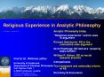 Religious Experience in Analytic Philosophy    FFD Zagreb, 15-19 April 2013 PowerPoint PPT Presentation