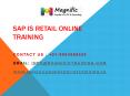 sap is retail online training PowerPoint PPT Presentation