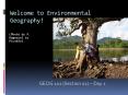 Welcome to Environmental Geography! PowerPoint PPT Presentation