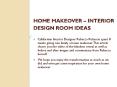 A home makeover by Rebecca Robeson - Interior Design Room ideas PowerPoint PPT Presentation